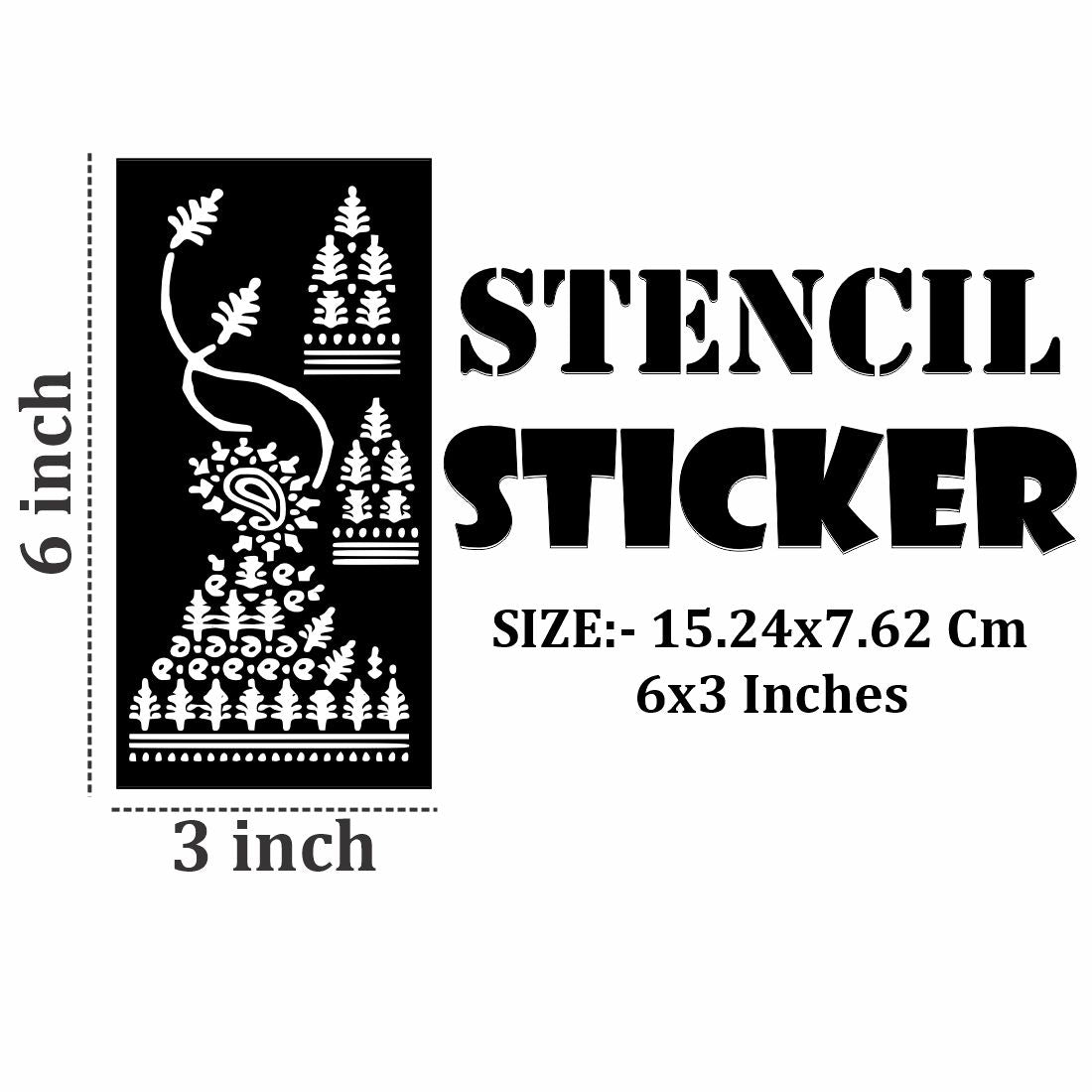 Elegant Mehndi Stencil Sheets for Kids and Adults with Full Hand Designs