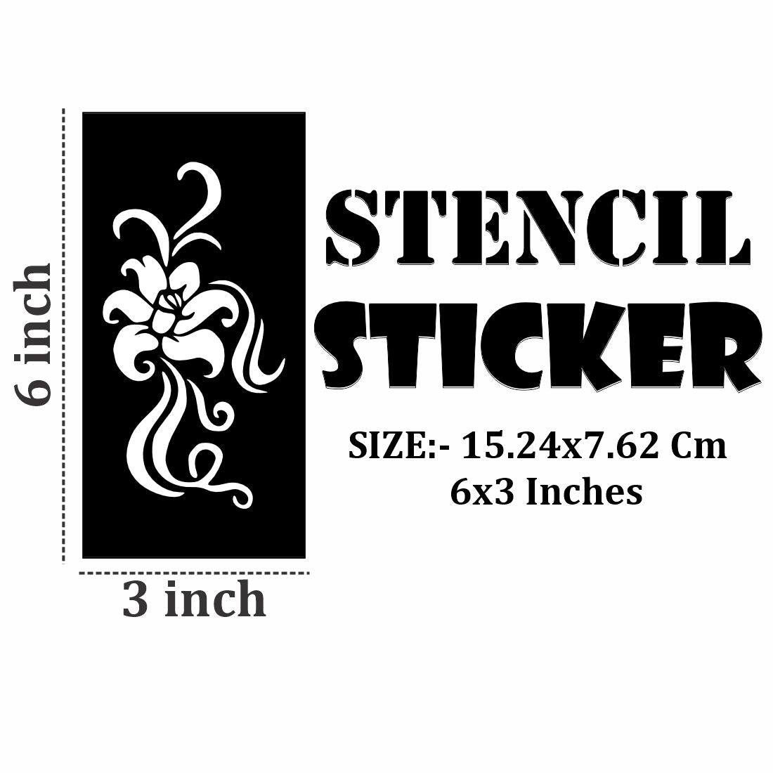Reusable Henna Stencil Sheets for Creative Hand Art For Kids & Adults Both Sticker