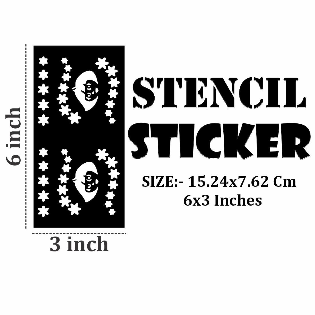 Detailed and Artistic Mehndi Stencil Designs with Peel-Off Application for Beginner