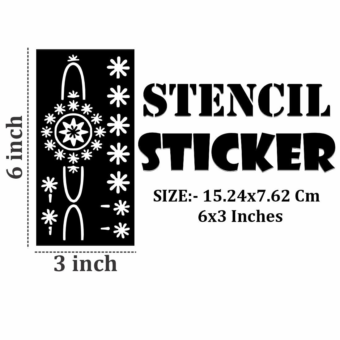 Henna Stencil Sticker Collection for Practice, Fun, and Artistic Exploration