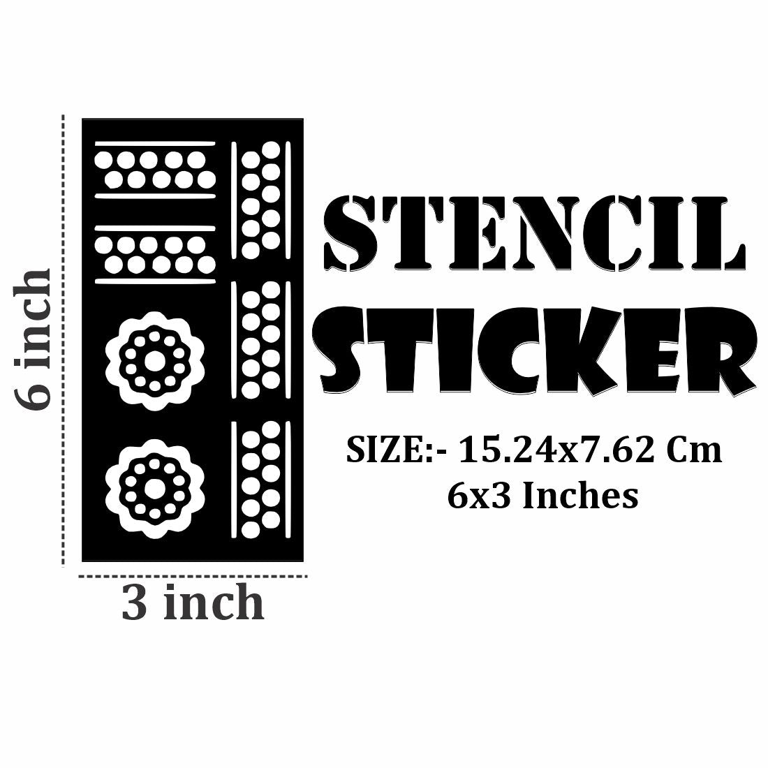 Soft Adhesive Mehndi Stencil Stickers for Quick and Elegant Hand Art