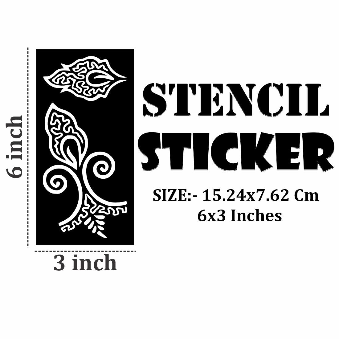 Mehndi Stencil for Kids With Easy Application and Long-Lasting Art