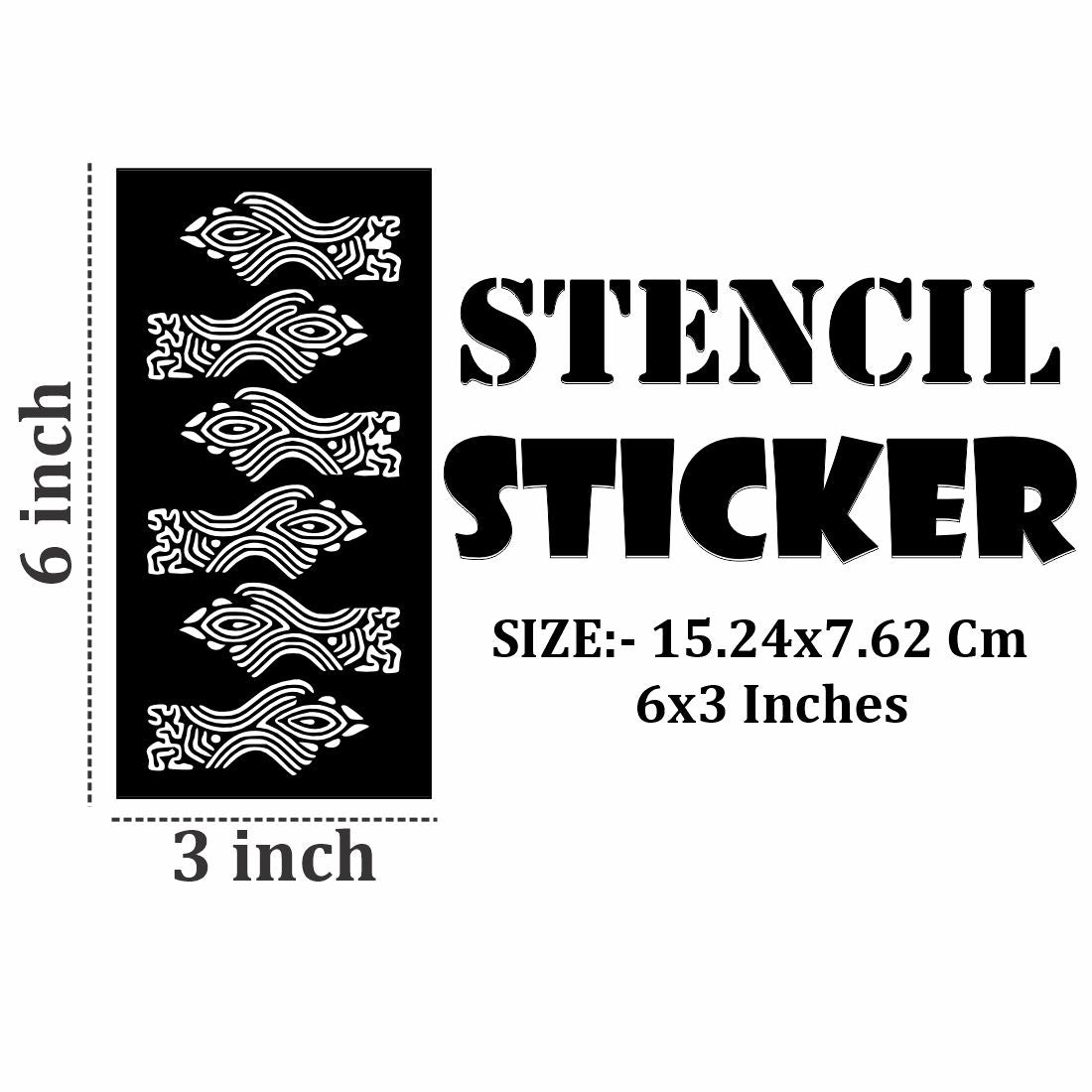 DIY Mehndi Design Sticker Sheets with Soft Finish and Clear Lines