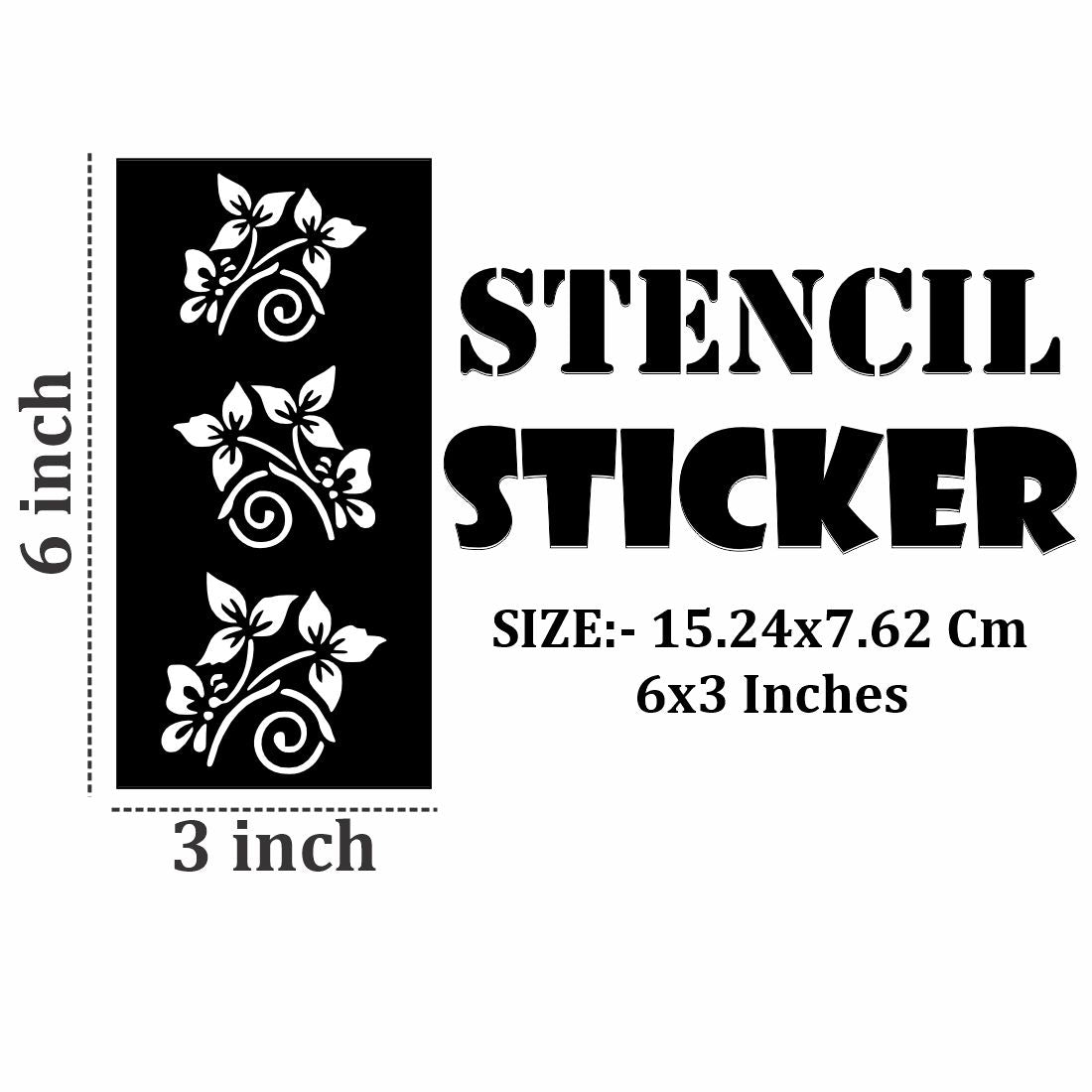 Kid Safe Mehndi Stencil Stickers for Artistic Exploration and Cultural Learning