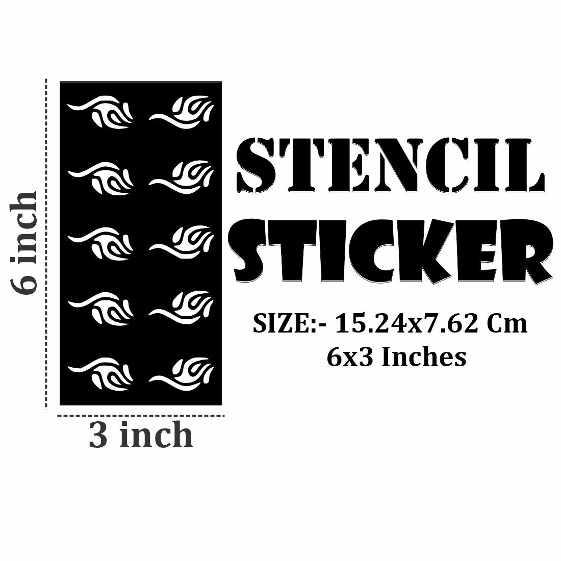 Delightful Mehndi Stencil Made for Children to Try Easy Hand Patterns