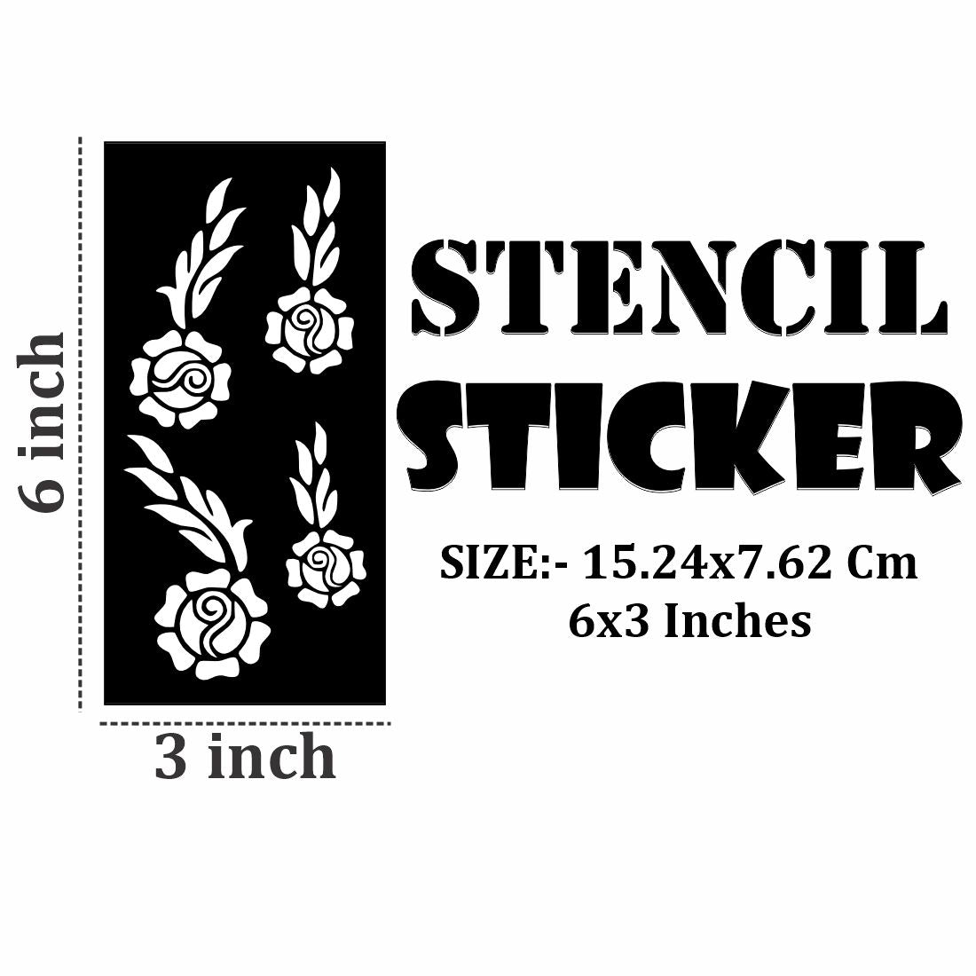Quick Apply Mehndi Sticker for Beginners Interested in Cultural Art