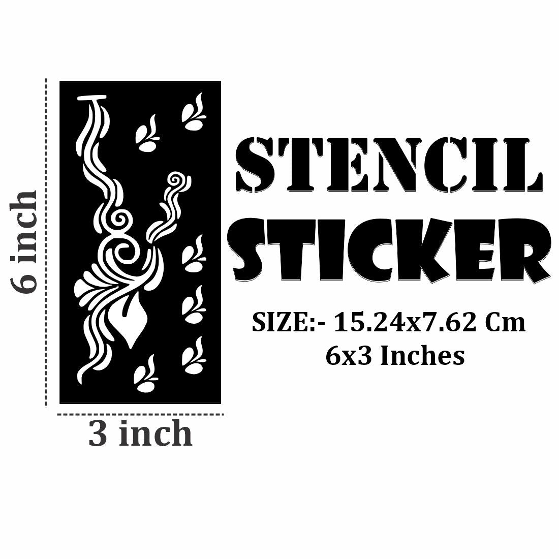 Quick Learning Mehndi Design Sticker for Curious Young Artists