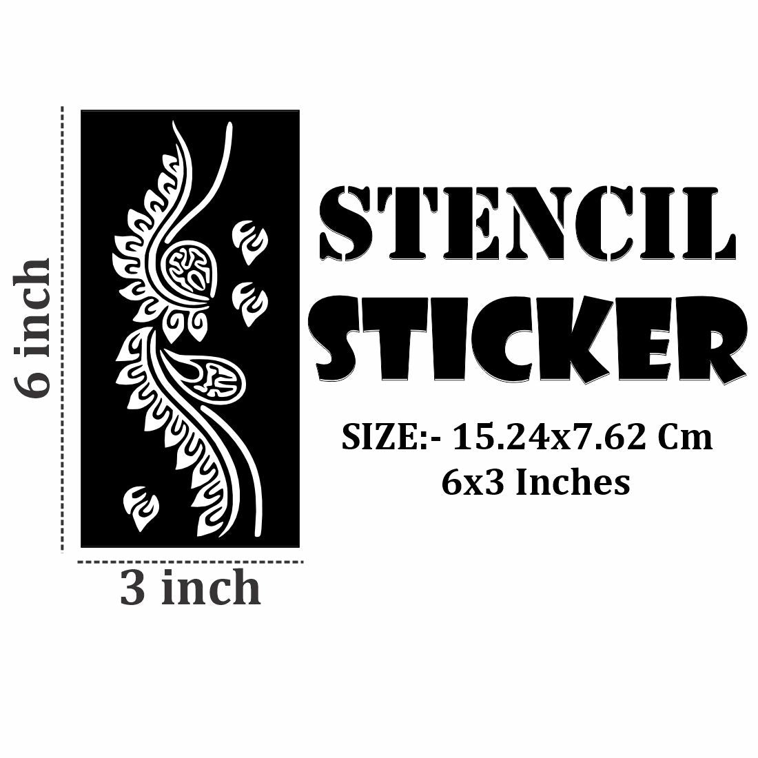 Simple and Traditional Mehndi Art Stencil for Boys and Girls to Try Cultural Designs
