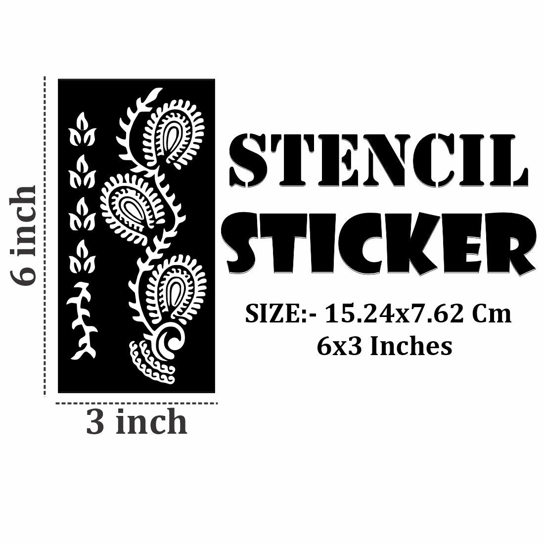Bold Cut Mehndi Stencil Designs for Kids and Adults at Home