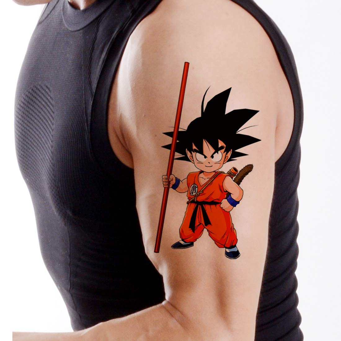 Dragon Ball Z Goku Kid Temporary Waterproof Tattoo For Men and Women…