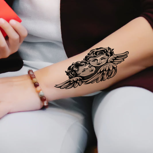 Angle Baby Wing Tattoo Waterproof Sticker Men and Women Temporary Body Tattoo