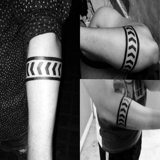 Arrow Hand Band Men Waterproof Temporary Body Tattoo…