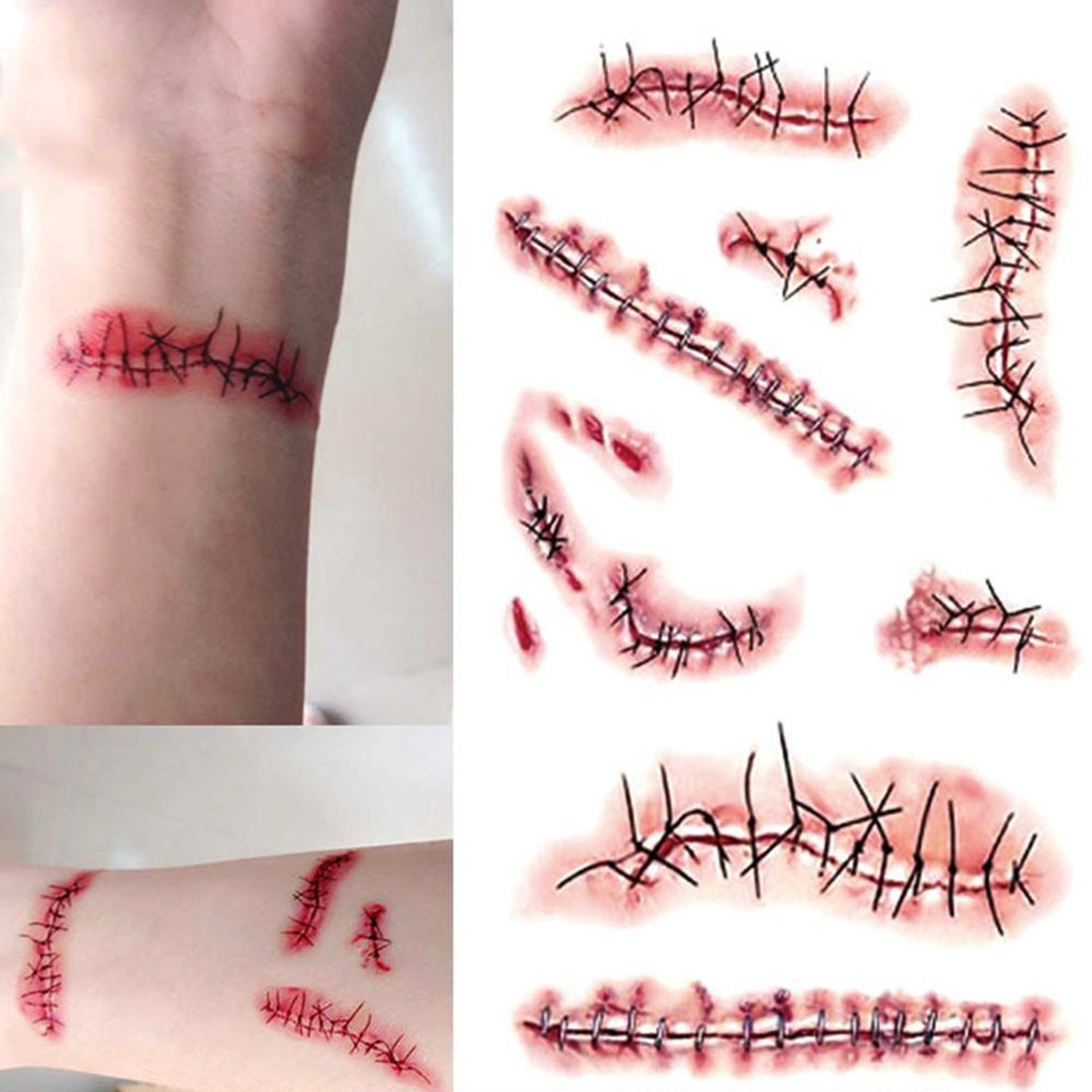Halloween Tattoo Cuts Waterproof Boys and Girls Temporary Tattoo