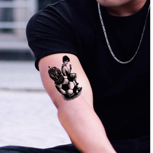 Temporary Tattoowala Football Player Tattoo Men and Women Waterproof Temporary Body Tattoo