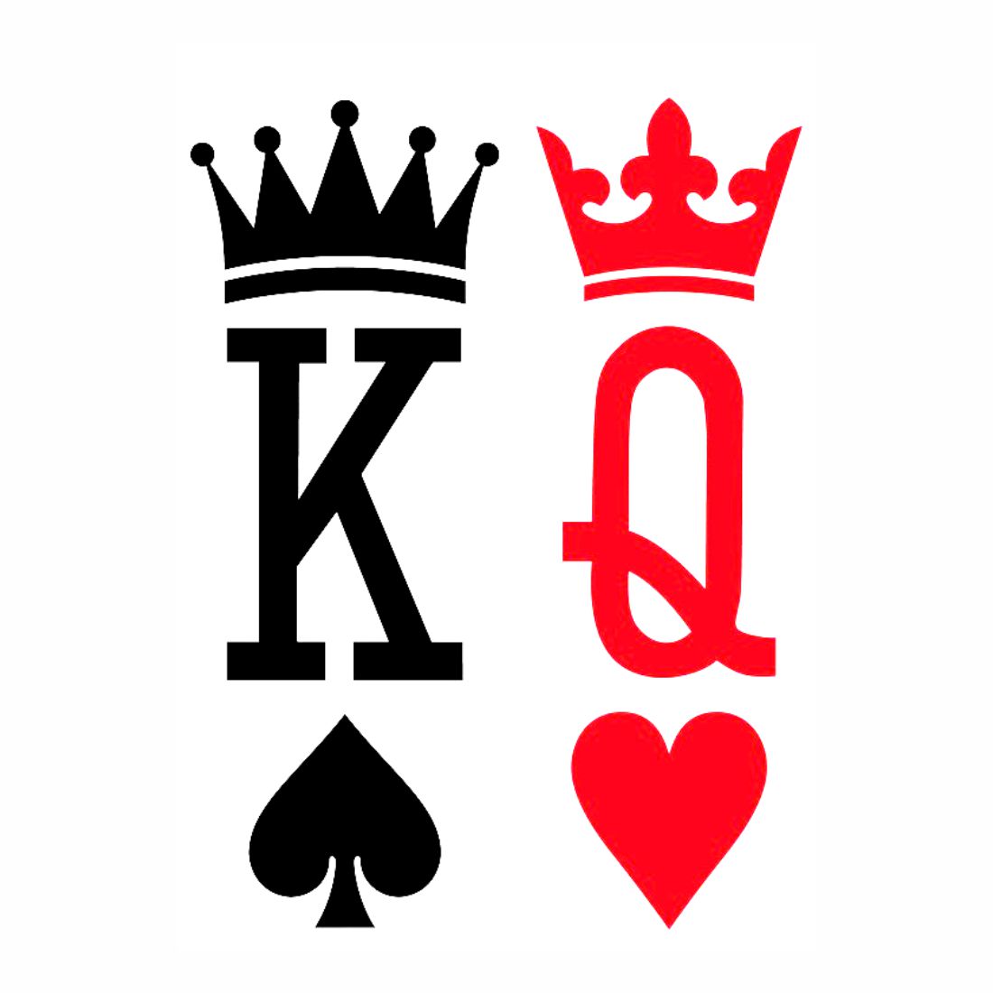 King and Queen Tattoo Waterproof Boys and Girls Temporary Body Tattoo