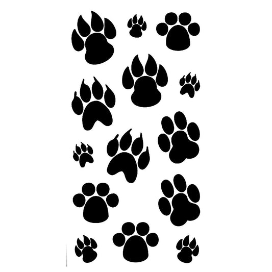 Dog Paw Tattoo Animal Love Waterproof Temporary Body Tattoo For Boys and Girls - Temporarytattoowala