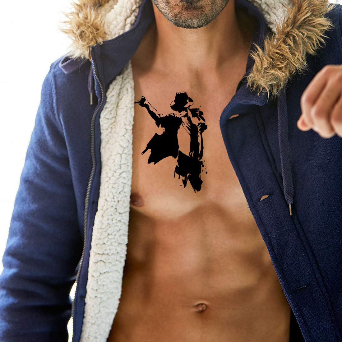 Temporary Tattoowala Michael Jackson Dance Waterproof Temporary Body Tattoo for Boys and Girls - Temporarytattoowala