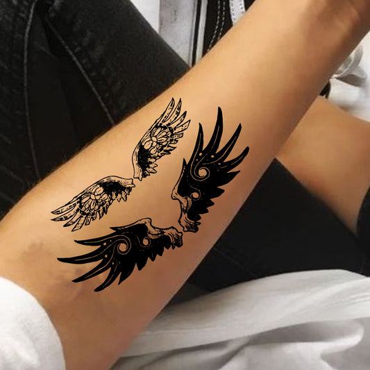 Wings Tattoo Waterproof Tattoo Men and Women Temporary Tattoo