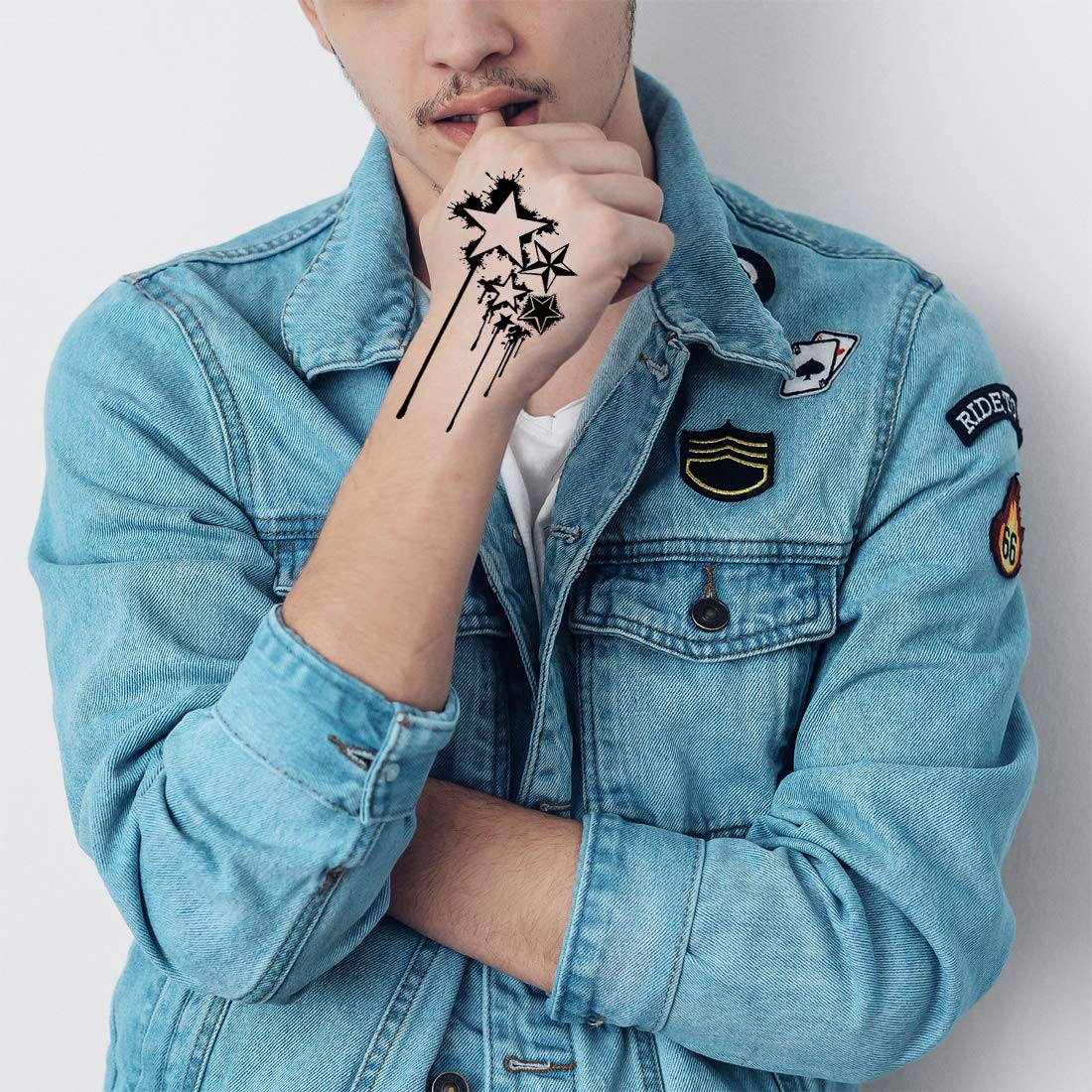 Temporary Tattoowala Star Tattoo Men and Women Waterproof Temporary Body Tattoo