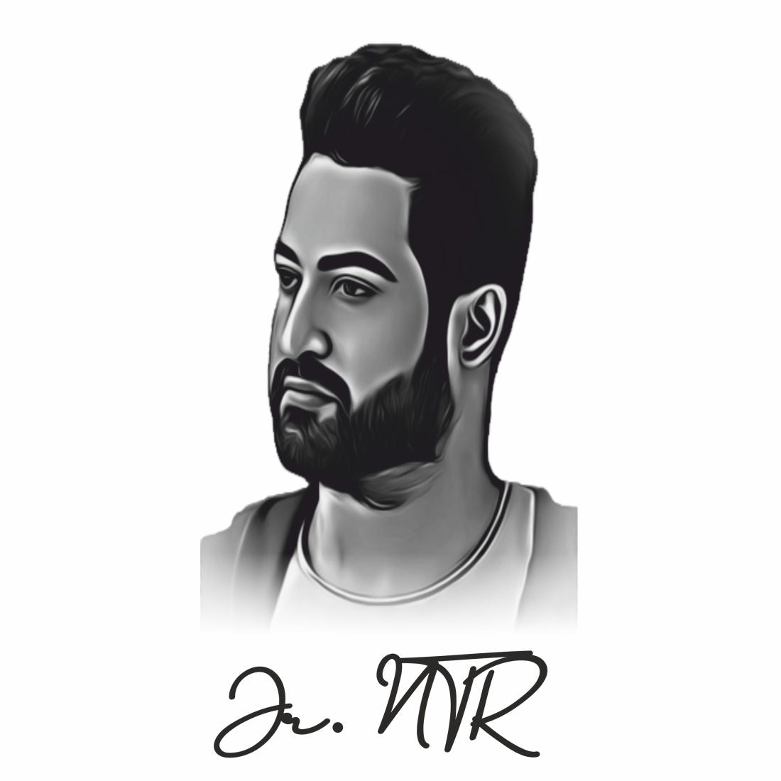 Junior NTR Tattoo South Actors Waterproof Men and Women Temporary Body Tattoo
