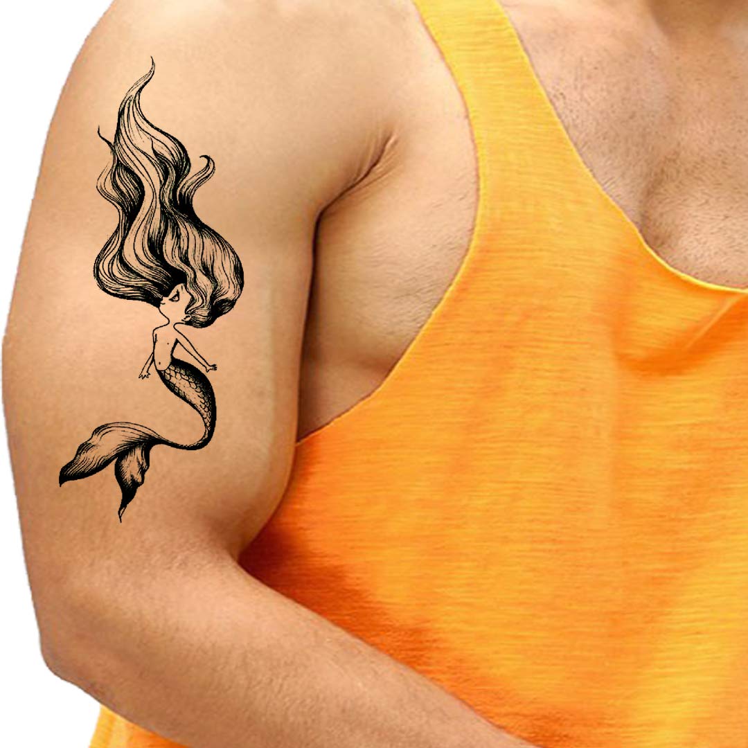 Pisces Zodiac Sign Horoscope Tattoo Boys And Gilrs Temporary Body Tattoo - Temporarytattoowala