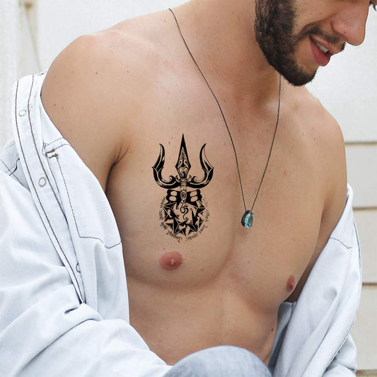 Temporary Tattoowala God Shiv Tattoo Waterproof Temporary Body Tattoo