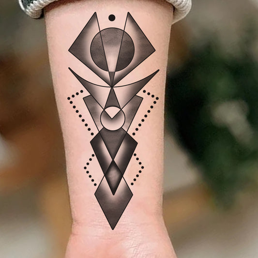 Geometry Tattoo Promo Bonus Waterproof For Men and Women Temporary Tattoo