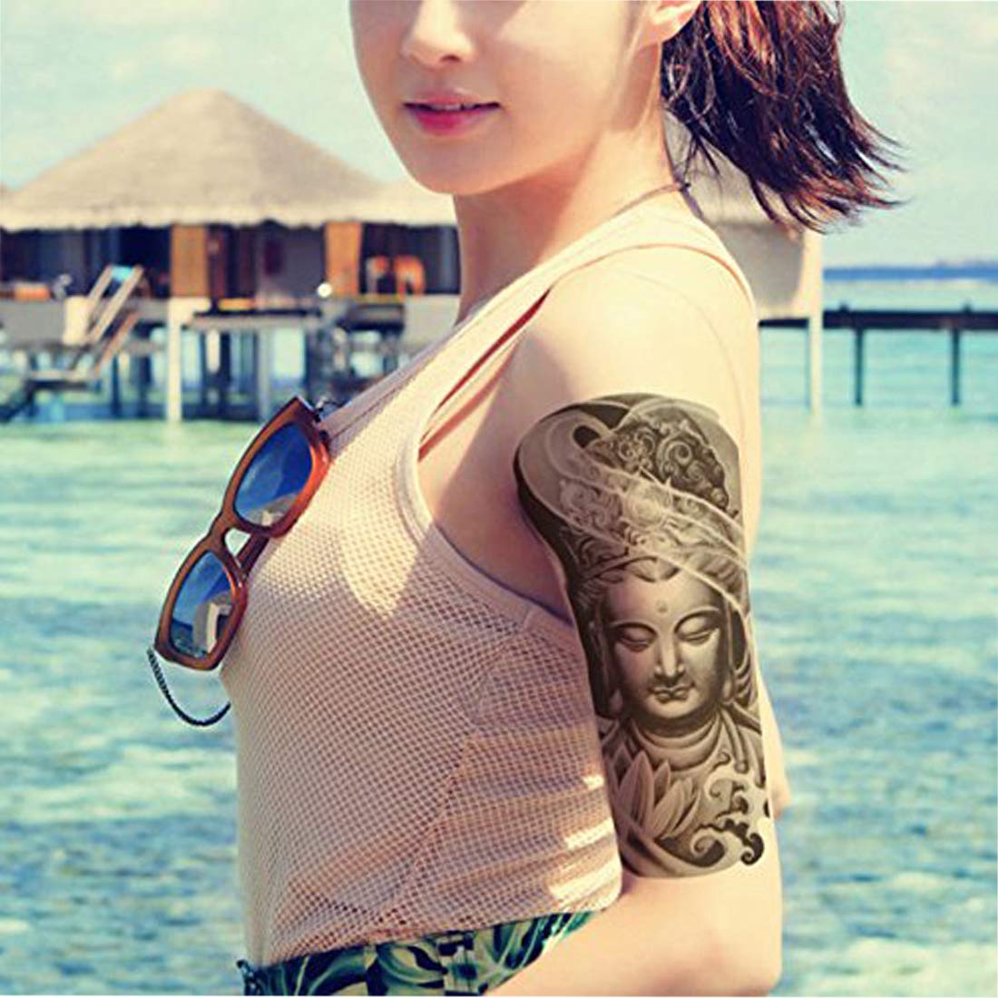 Gautam Budha Ji Tattoo Men and Women Temporary Body Tattoo - Temporarytattoowala