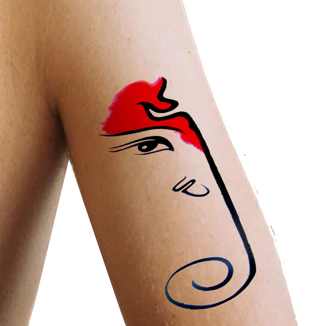 Lord Ganesha with swastik Design Temporary Waterproof Tattoo For Men and Women…