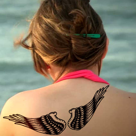 Angel Wings Tattoo For Boys and Girls Waterproof Temporary Tattoo Body - Temporarytattoowala