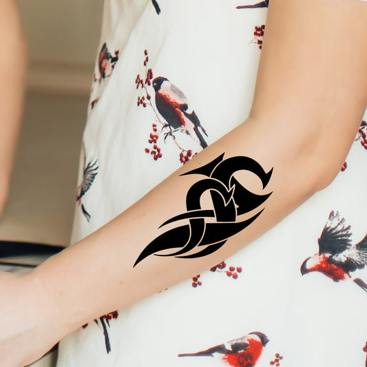 S Latter Tribal Tattoo Sticker Waterproof Temporary Body Tattoo