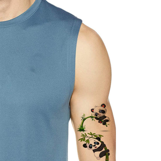 Temporary Tattoowala Panda Giant Men and Women Waterproof Temporary Body Tattoo