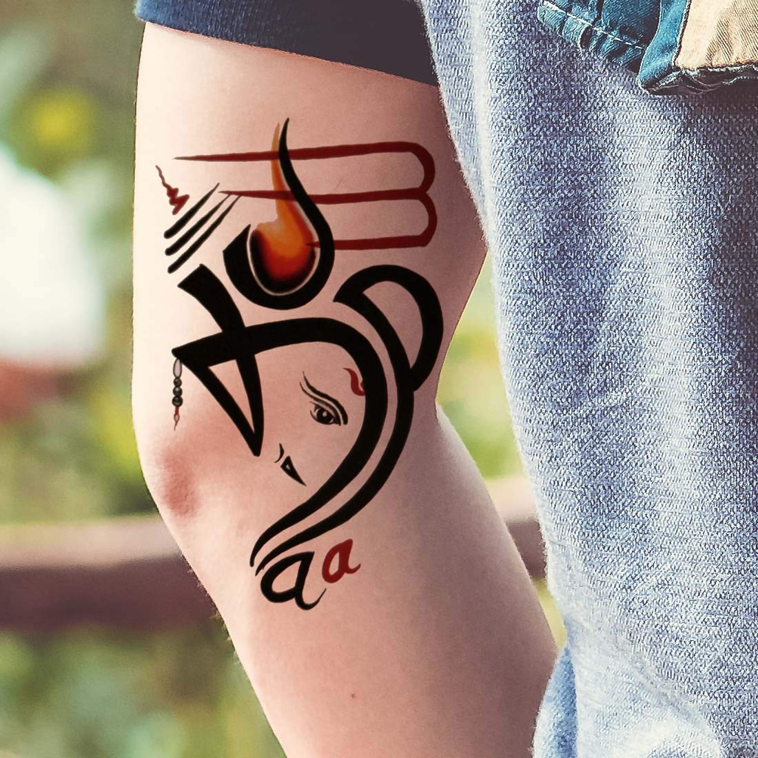 How to make MAHADEV tattoo with pen on hand.#tattoo #shorts . - YouTube