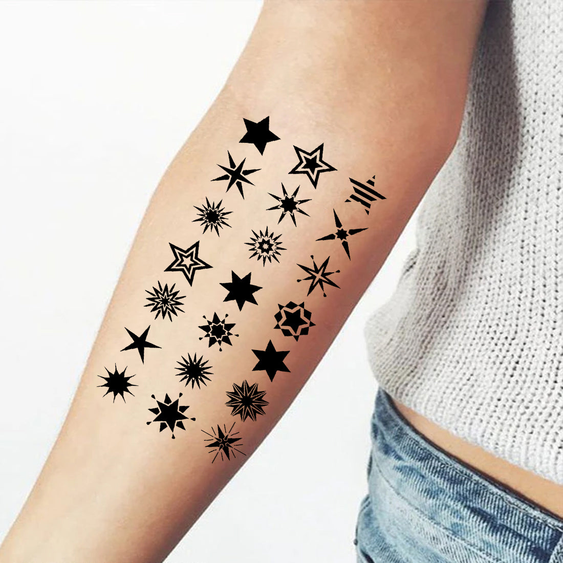 Star (Protection, renewal) star protection original Polynesian tattoo design