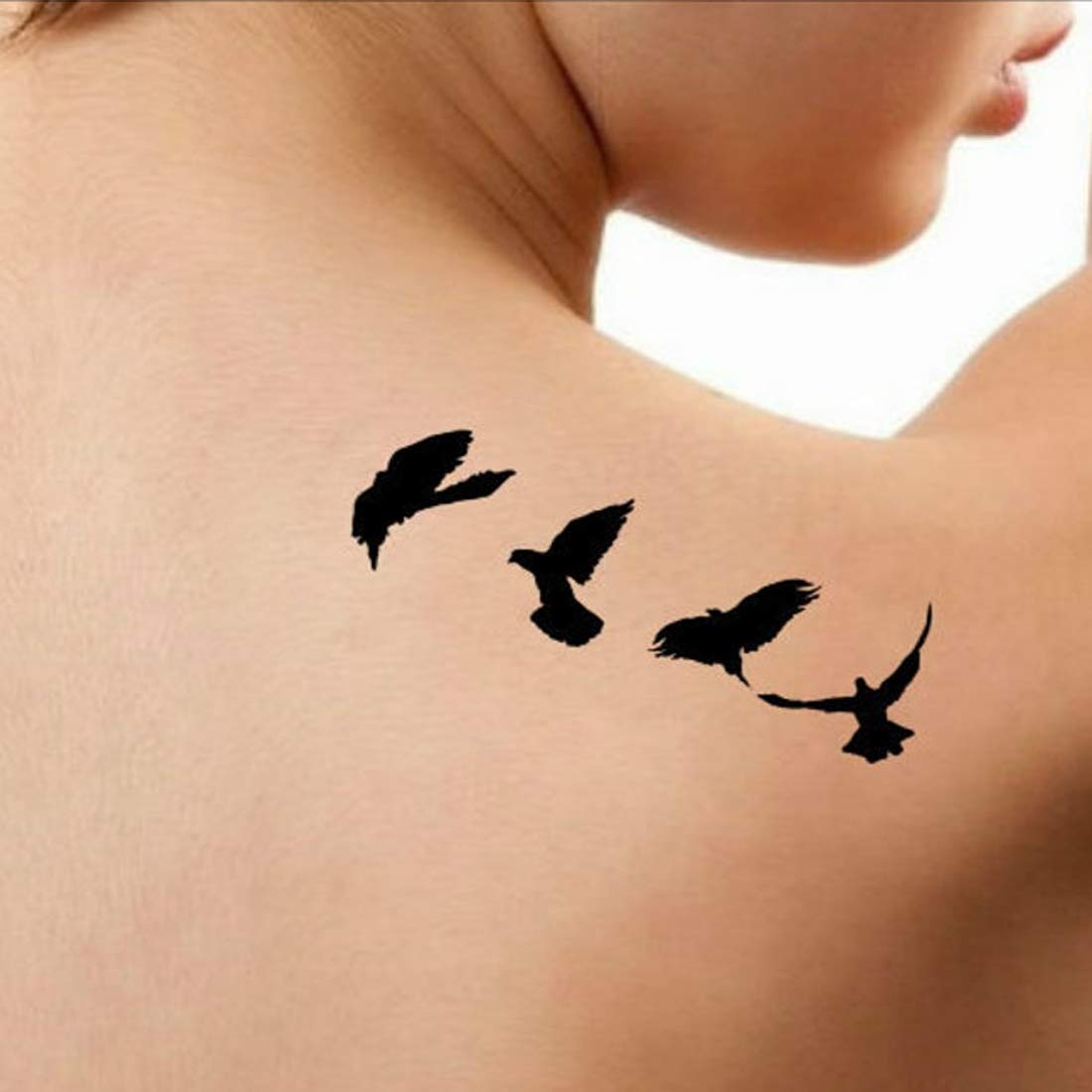 Fly Birds Tattoo Waterproof Male and Female Temporary Body Tattoo - Temporarytattoowala