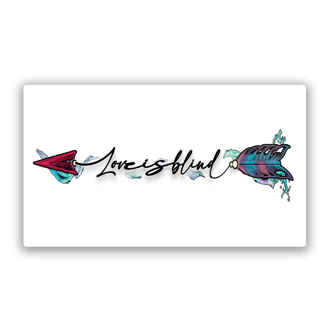 Love is Blind Tattoo Waterproof For Boys and Girls Arrow Temporary Tattoo