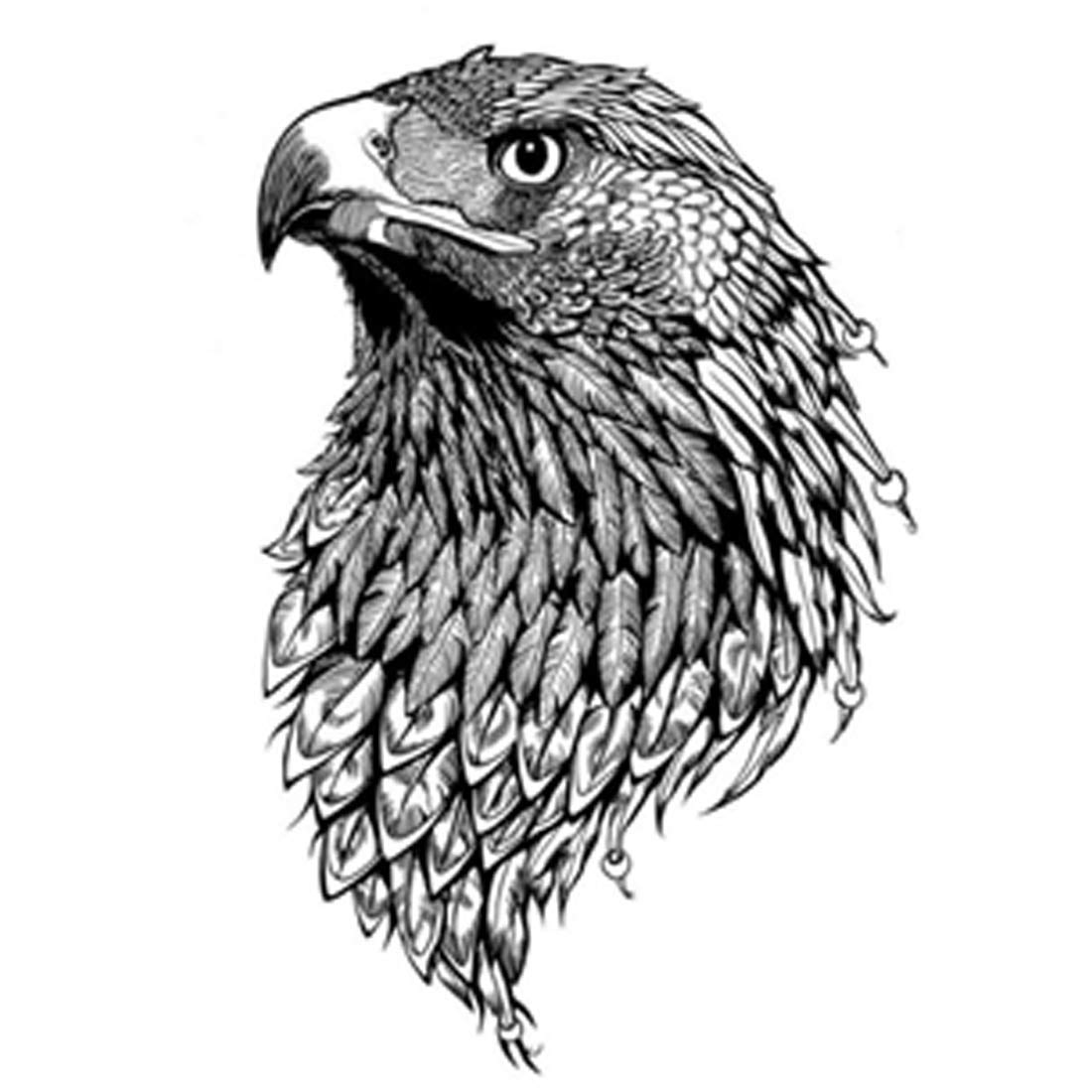 Eagle Tattoo Waterproof Men and Women Temporary Body Tattoo - Temporarytattoowala