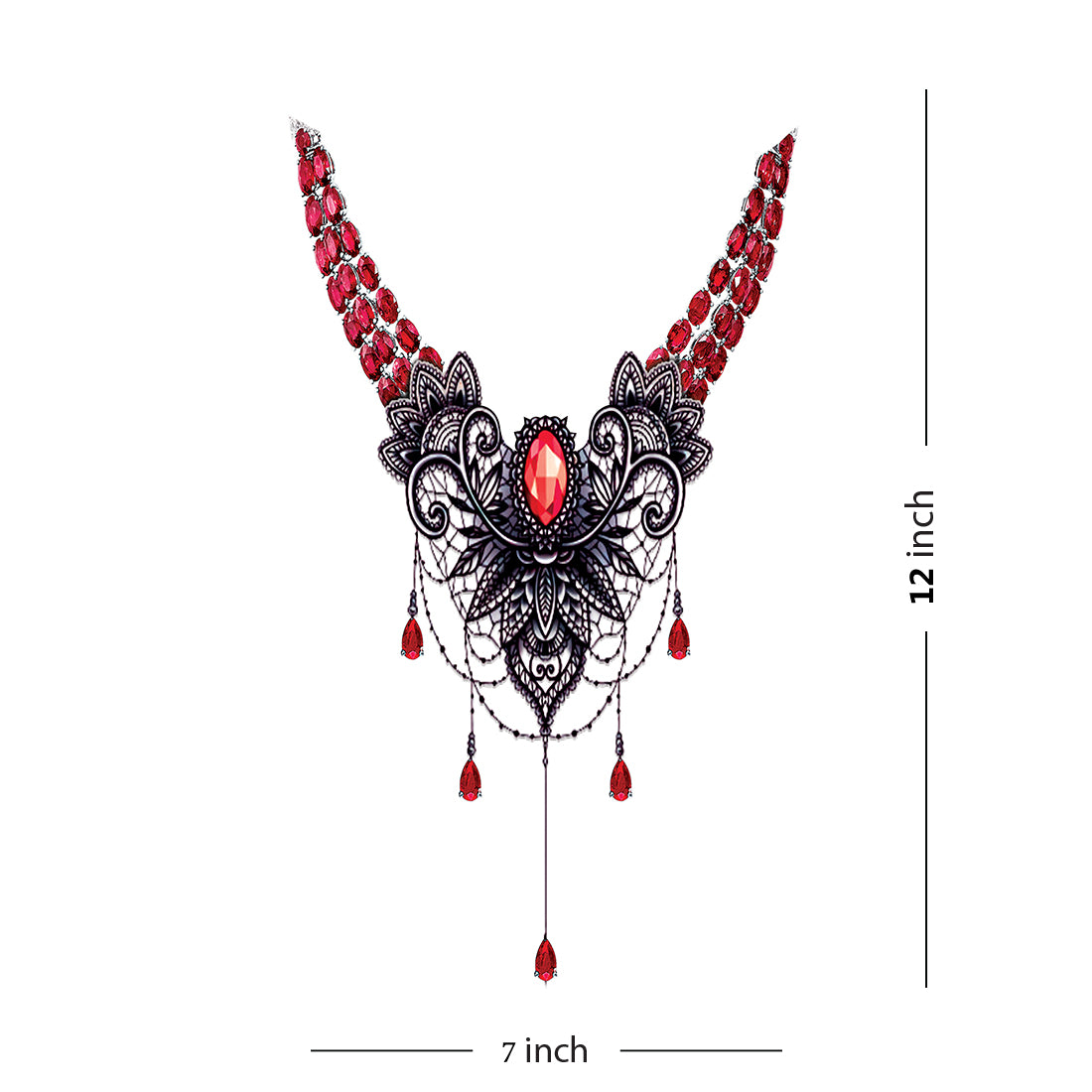 Jewelry Tattoo Design Waterproof and Women Temporary Tattoo