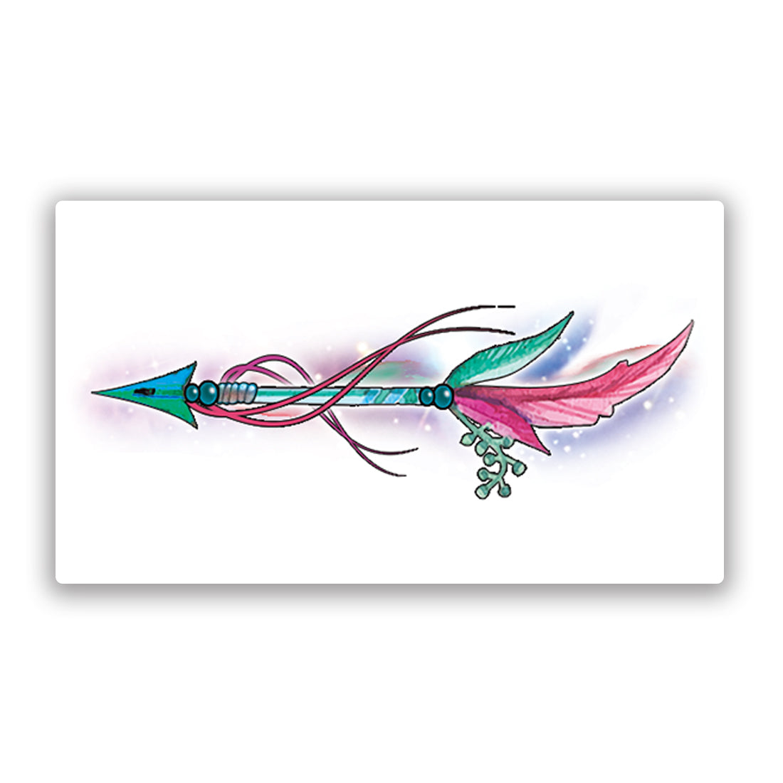 Multi Red Arrow Tattoo For Waterproof Temporary Body Tattoo For Girls