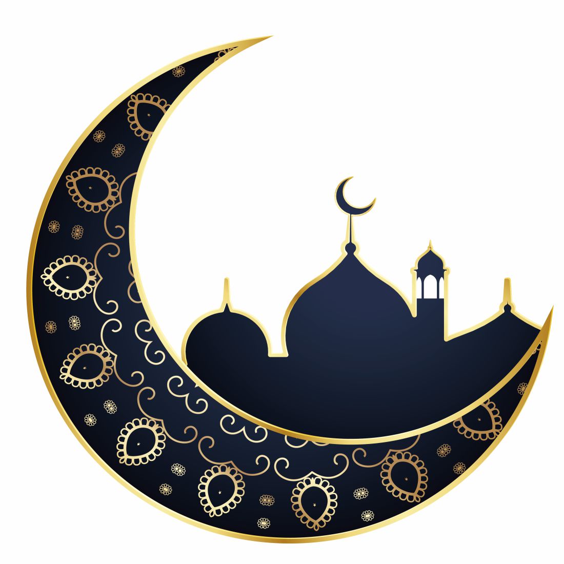 Crescent Moon Islam Muslim Tattoo Ramadan Eid Waterproof Boys and Girls Temporary Body Tattoo