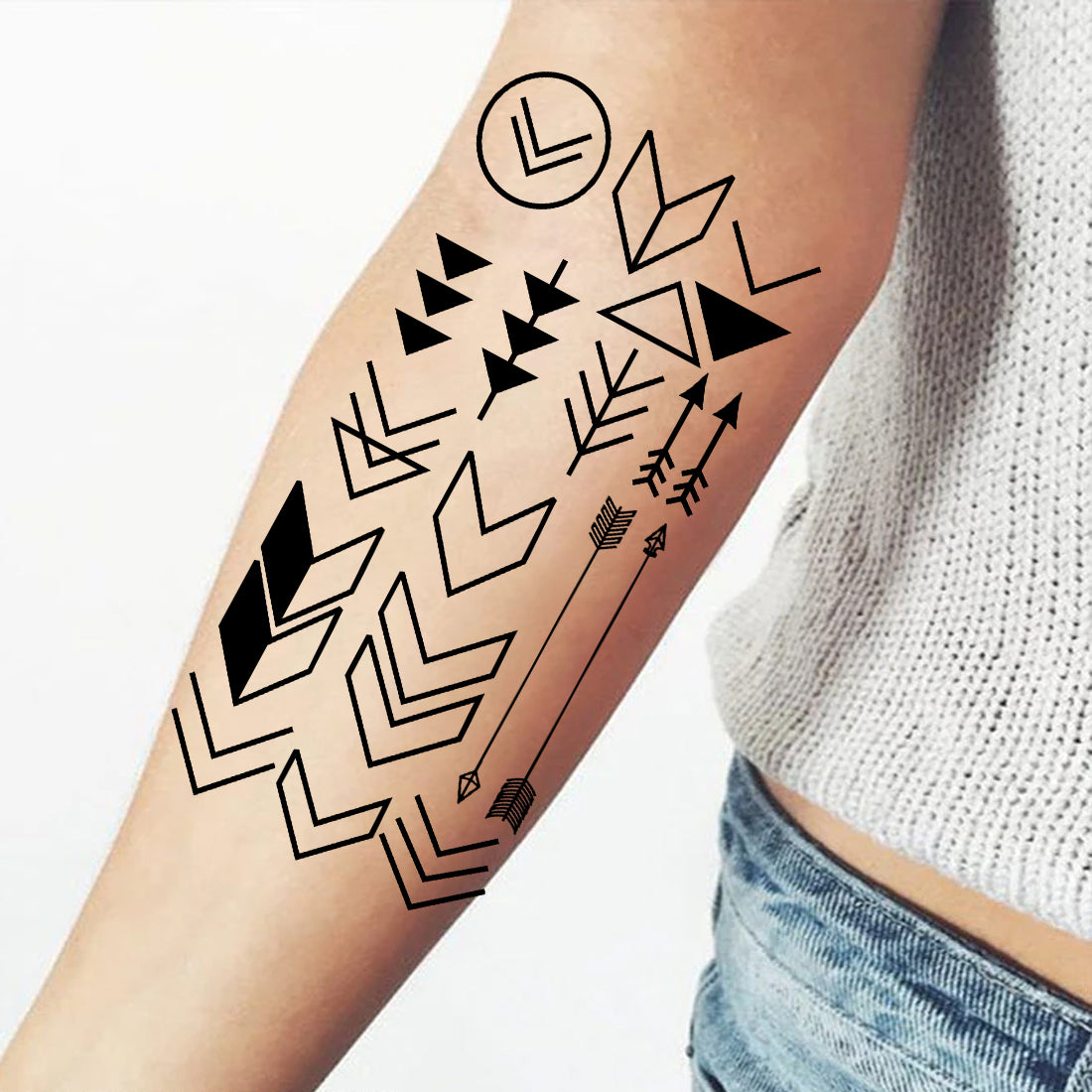 Peacock Tattoo Animals Feather Waterproof Boys and Girls Temporary Body Tattoo