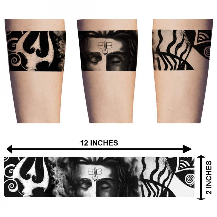 How to make MAHADEV trisul tattoo / Easy SHIVA tattoo / OMM TATTOO Design /  Small tattoo design - YouTube