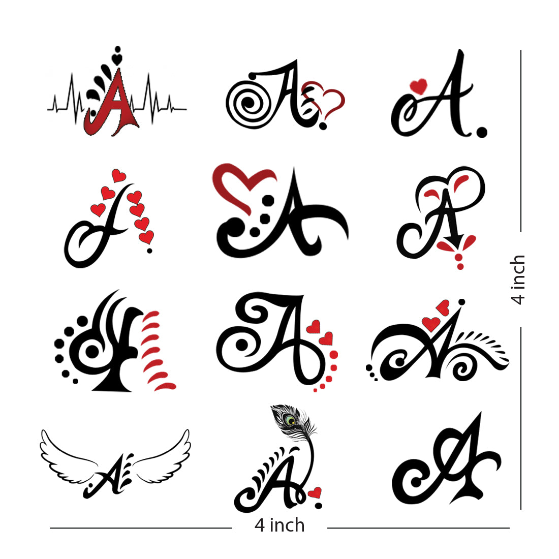 App Insights Tattoo Letter Designs A  Z  Apptopia