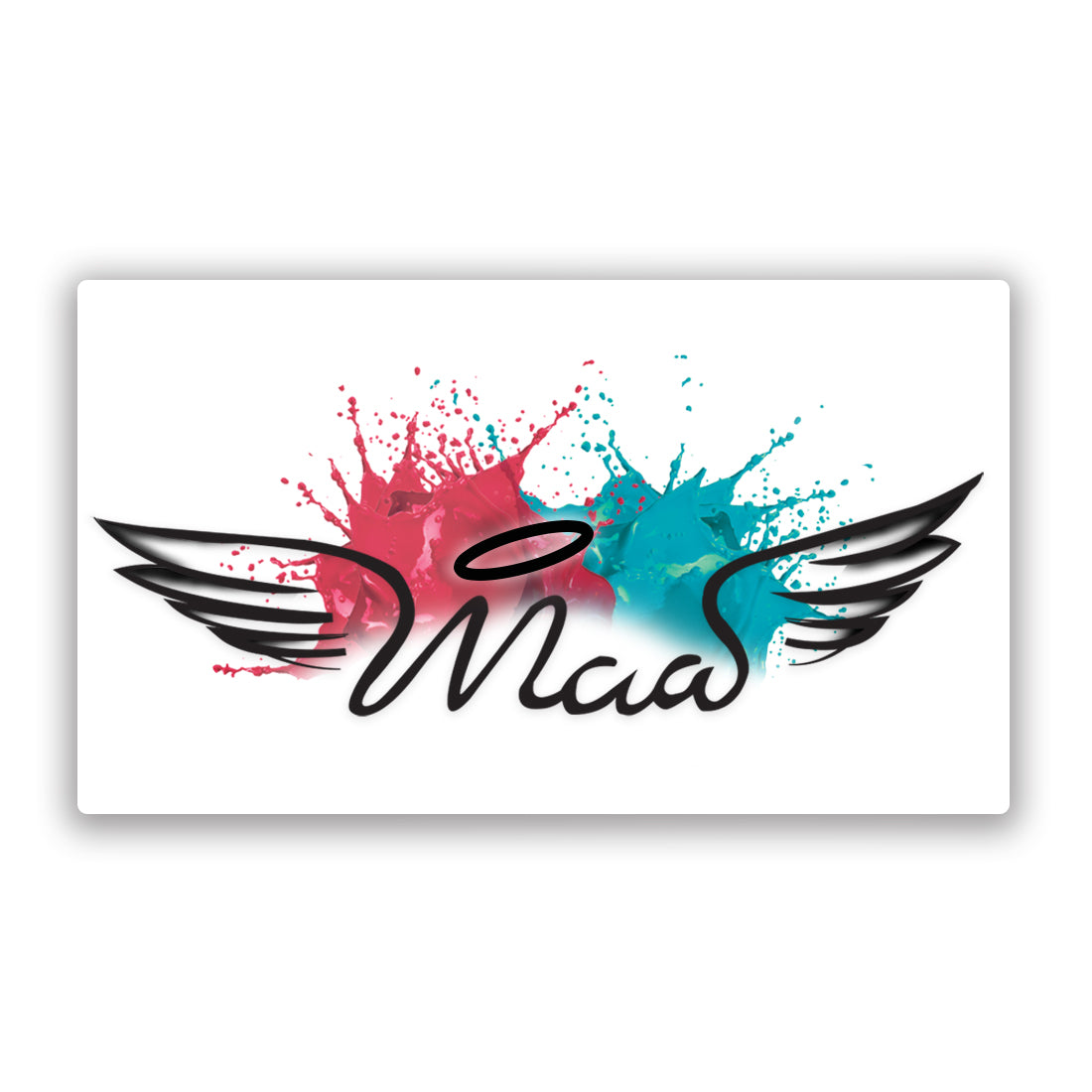 Wings with Maa Tattoo Waterproof For Multi Temporary Body Tattoo