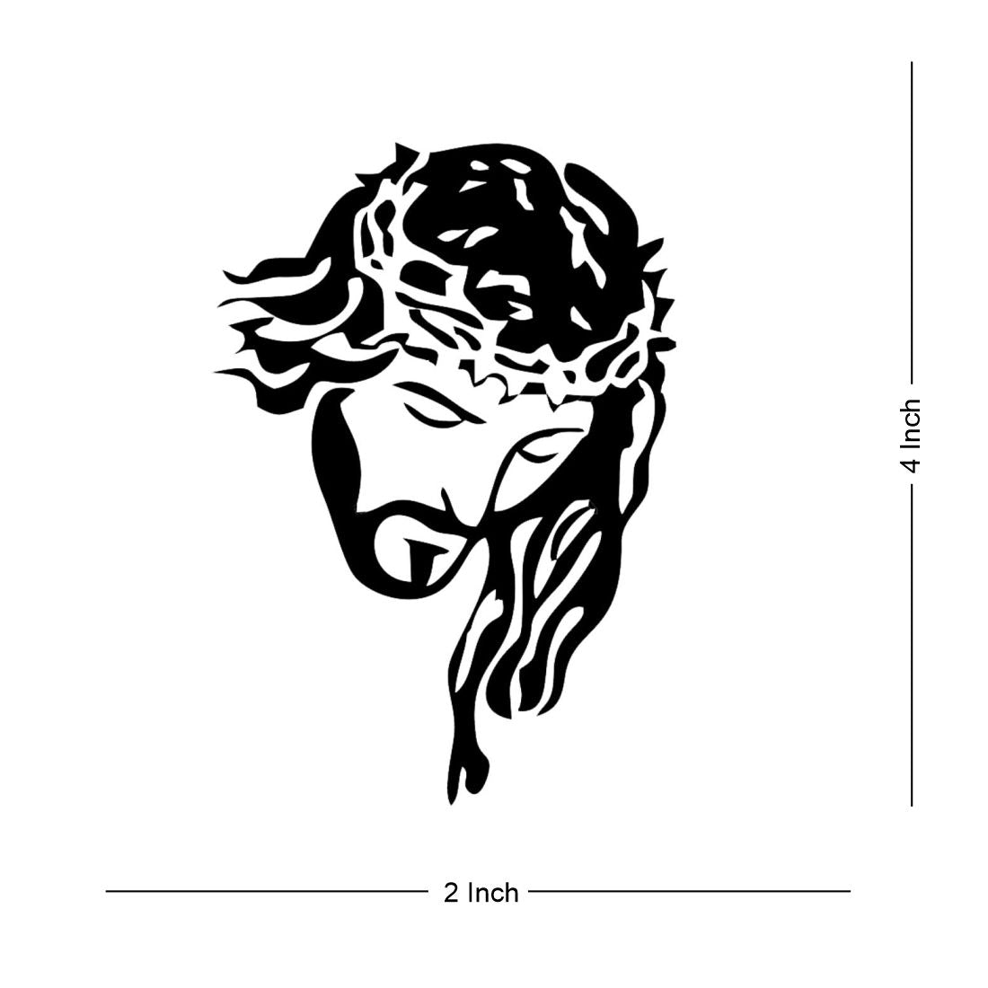 Christian God Holy Jesus Tattoo Waterproof Male and Female Temporary Body Tattoo - Temporarytattoowala