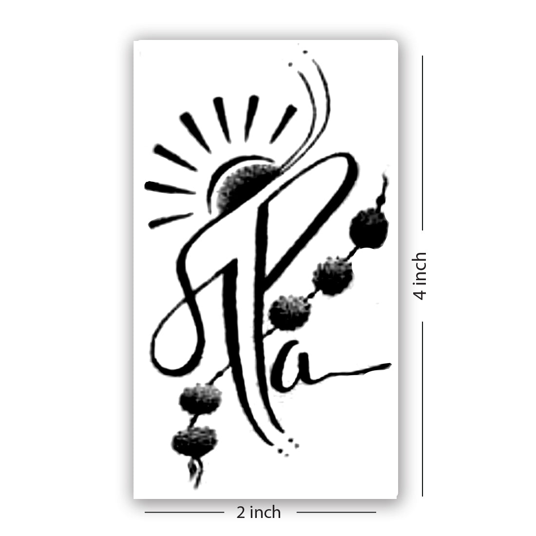 Buy Temporary Tattoowala Love Mom Dad With Flute Black Designs Pack of 4  Temporary Tattoo Sticker For Men and Woman Temporary body Tattoo (2x4 Inch)  Online at Best Prices in India - JioMart.