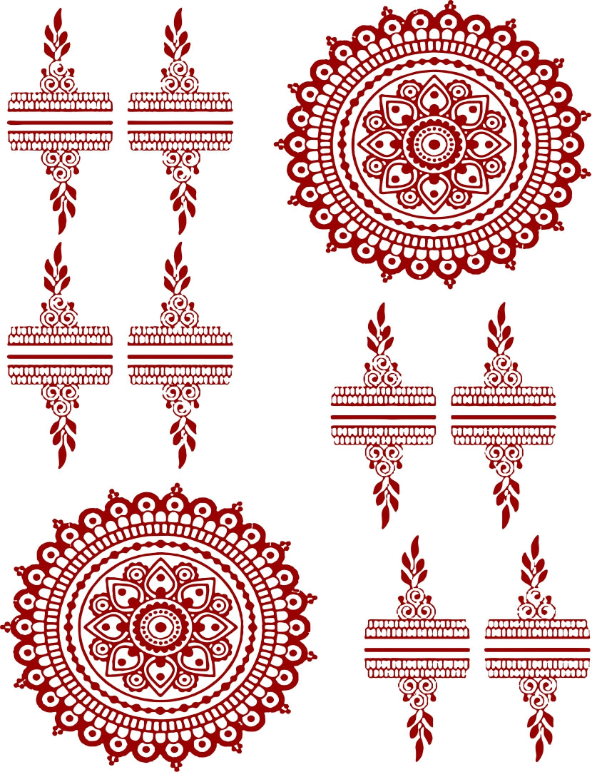 Vector Illustration of Bird Mehndi Ornament. Traditional Indian Style,  Ornamental Floral Elements for Henna Tattoo Stock Vector - Illustration of  hindi, elegance: 91134088