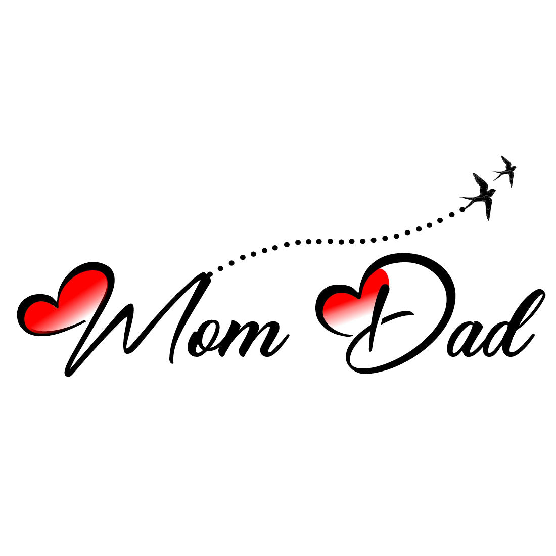 Buy Temporary Tattoowala Mom Dad with Wing Designs Combo Pack of 4  Temporary Tattoo StickerFor Men and Woman Temporary body Tattoo Online at  Best Prices in India - JioMart.
