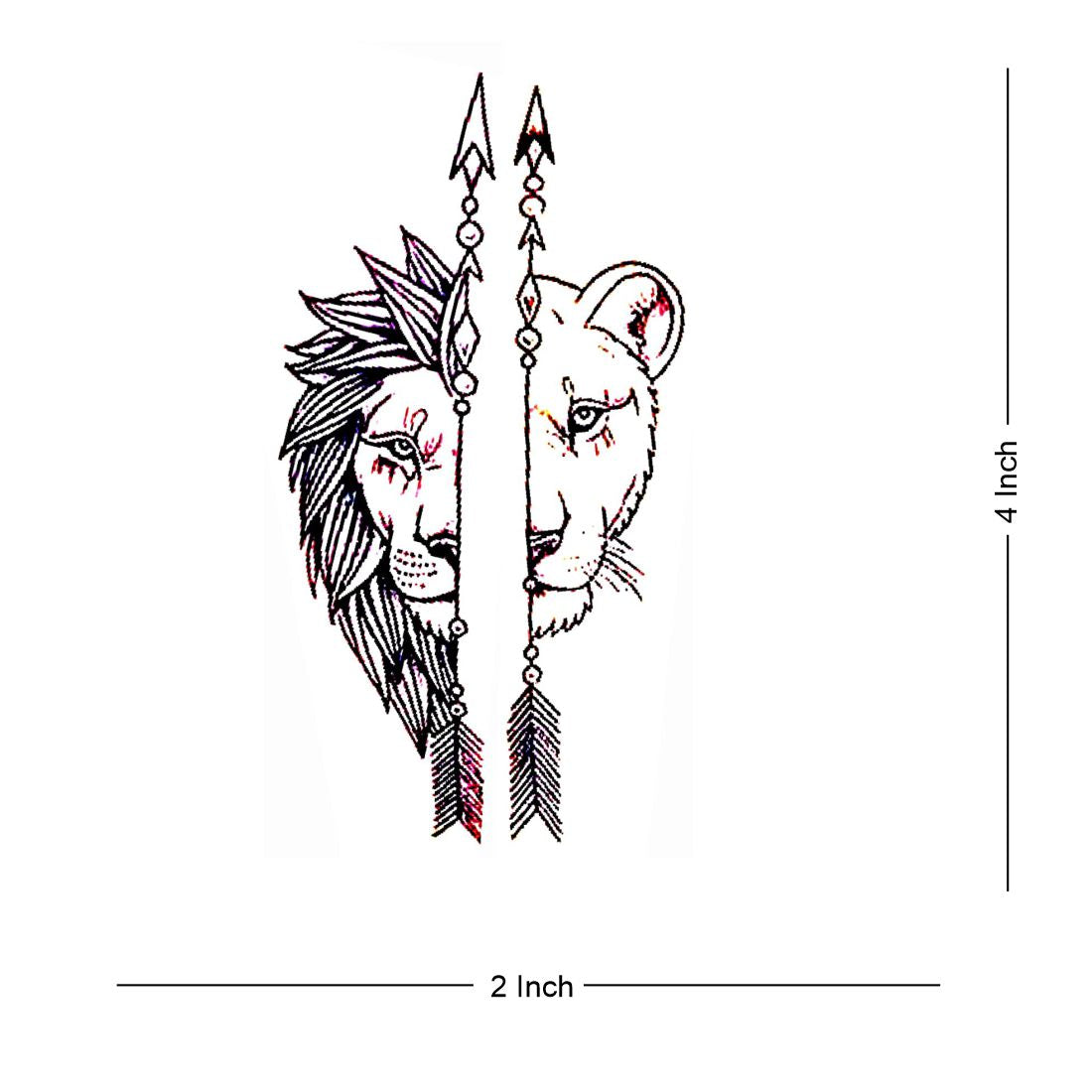 Lion Mom and Cub Tattoo Wrist | TikTok