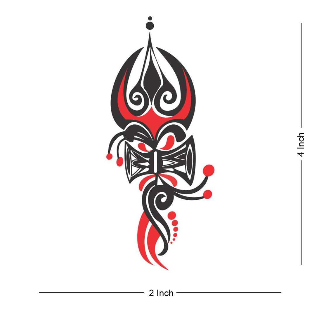 IMG_8 | 8.Customized design of Trishul, Damru, Snake tattoo … | Flickr